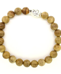 LoBo-Bracelet: Dumi - Schlichtes Perlenarmband aus Holz-Perlen