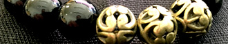 LoBo-Bracelet Onyx-Perlen mit MetalBalls - Premium