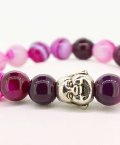 LoboBracelet: Hazina - rosa Onyx Perlenarmband