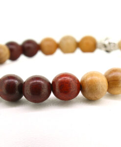 LoboBracelet - Yi hellbraunes Holzperlen-Armband