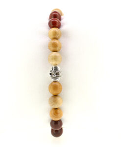 LoboBracelet - Yi hellbraunes Holzperlen-Armband